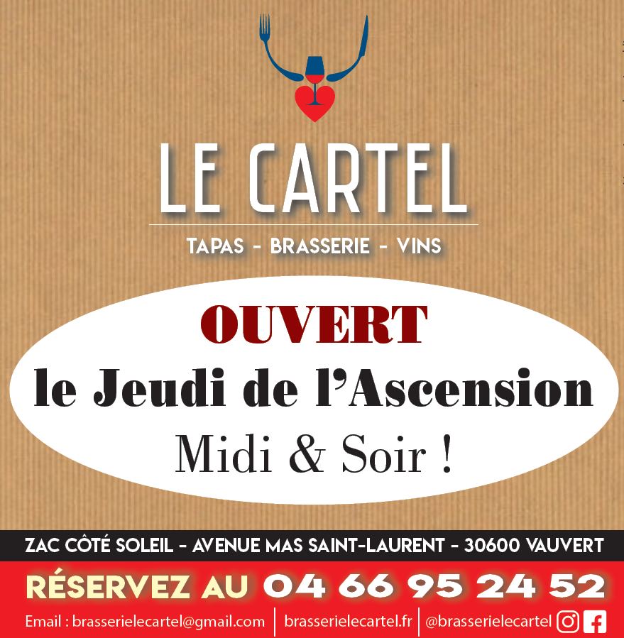 restaurant gard vauvert ouvert le 26 mai 2022