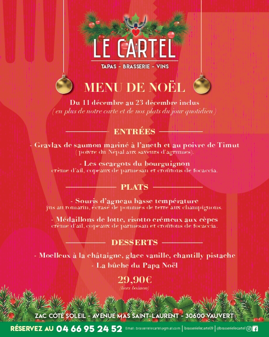 Menu de Noël